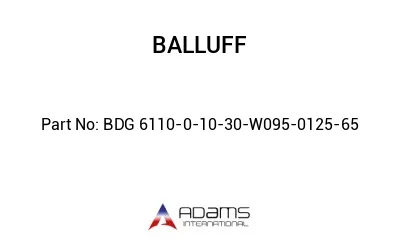 BDG 6110-0-10-30-W095-0125-65									