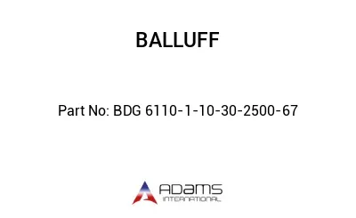 BDG 6110-1-10-30-2500-67									