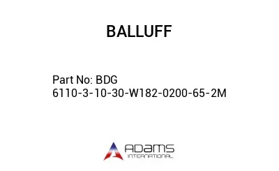 BDG 6110-3-10-30-W182-0200-65-2M									