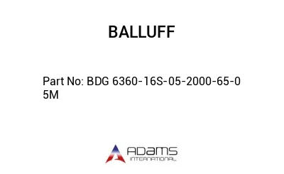 BDG 6360-16S-05-2000-65-0	5M								