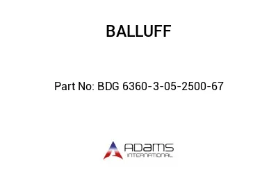 BDG 6360-3-05-2500-67									