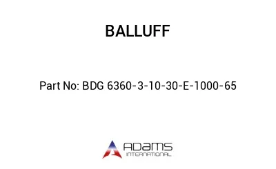 BDG 6360-3-10-30-E-1000-65									