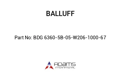 BDG 6360-5B-05-W206-1000-67									
