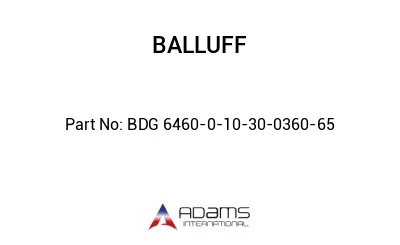 BDG 6460-0-10-30-0360-65									