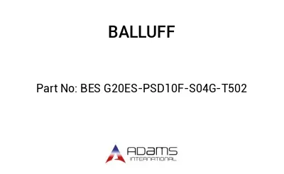 BES G20ES-PSD10F-S04G-T502									
