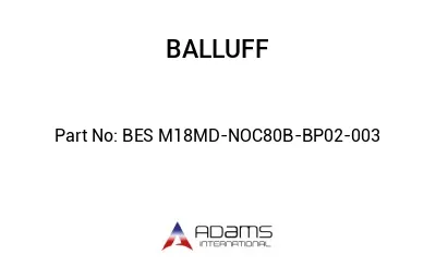 BES M18MD-NOC80B-BP02-003