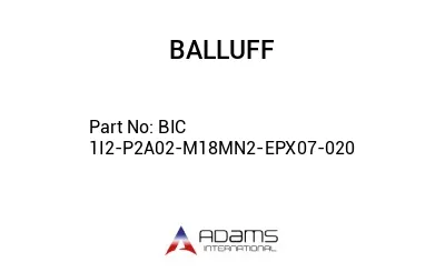 BIC 1I2-P2A02-M18MN2-EPX07-020									