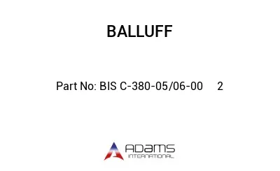 BIS C-380-05/06-00	2								