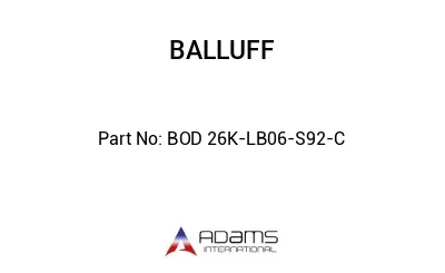 BOD 26K-LB06-S92-C									