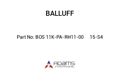 BOS 11K-PA-RH11-00	15-S4								