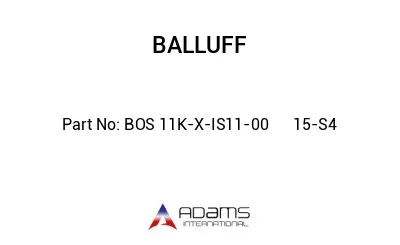 BOS 11K-X-IS11-00	15-S4								