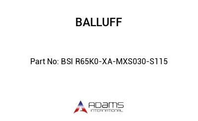 BSI R65K0-XA-MXS030-S115									