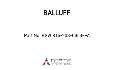 BSW 816-203-03L3-PA									